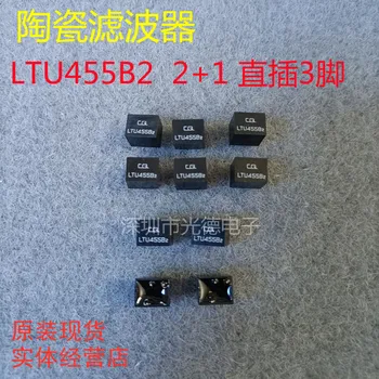  100TK/ CQ brändi keraamiline filter LTU455B2 455B 455KHZ 2+1 sirge pistik 3 poolusega walkie-talkie pühendatud