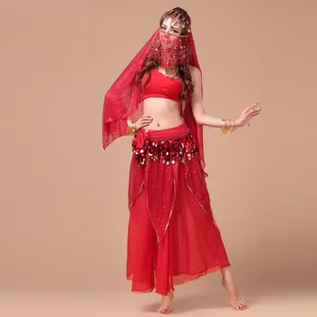  Naised Kõhutantsu Kostüüm Naissoost India Tantsu Kleit Tüdruk Bellydance Kostüüm Bollywood Tantsija Tava Kanda 18