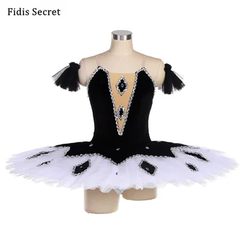 Must Klassikaline Ballett Kleit w/Valge Taldrik Tutu,Tüdrukud YAGP Tulemuslikkuse Tantsu Kostüümid,Baleriin Sugar Plum Fairy Etapp Kanda
