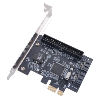  Desktop PCI-E Graafika Kaart, 2 Porti SATA Adapter Kaardi 3.5 Tolline IDE Adapter Kaart