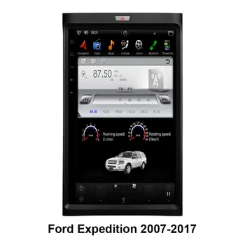  Android Auto GPS Nagavition Tesla Stiilis Vertikaalne Ekraani Ford expedition 2007-2017 Raadio Stereo Mängija, BT, WiFi, Peegel Link