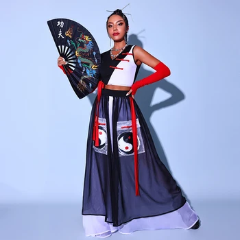  DS Hiina Stiilis Tantsu Kostüüm Jazz Tantsu Kostüüm Hip-Hop, Street Dance Riigi Tulemuslikkuse Uus Kostüüm tulemuslikkuse kostüümid