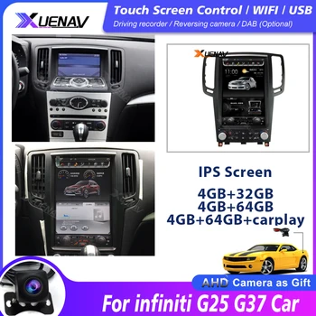  autoraadio multimeedia mängija Infiniti G25 G37 2004-2008 auto stereo autoradio vertikaalne ekraan, GPS navigatsioon 2din android