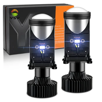  YSY 2tk 60W/Paar Lambi H4 Led Mini Bi-led Läätse Projektor Auto Esitulede 20000LM Lampada Led-h4 Hi/Low Beam Tuled Canbus 12v Pirn