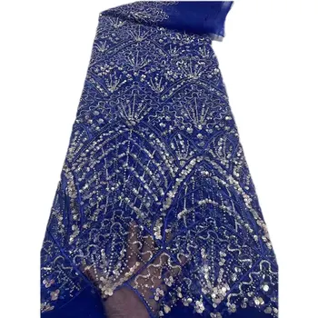  2020-Aafrika Fashion 3D peep varba kingad Pits Kangas Sinine Tikand Nigeeria Silma Pits Kangas Pruudi Kõrge Kvaliteedi prantsuse Tülli Pits Kangas