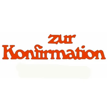  Zur Konfirmation saksa Sõna Die Kärpeid Kaardi Tegemise saksa Sõna Zur Konfirmation sureb külalisteraamatusse metalli lõikamine sureb