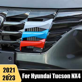  Auto Iluvõre Ees Nägu Tricolor Teenetemärgi Riba Katab Auto Disain Sisekujundus Tarvikud Sobivad Hyundai Tucson NX4 2021 2022 2023