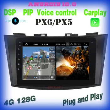  PX6 hääljuhtimine Android 10.0 Auto GPS-raadio-video-Player Suzuki Swift 2011-2016 koos carplay usb wifi 4+128GB multimeedia