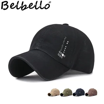  Belbello Pesu vana Baseball caps Meeste Tumenevad puhke-mütsid Lihtne Kevad Sügis Reguleeritav Golf Sunhats
