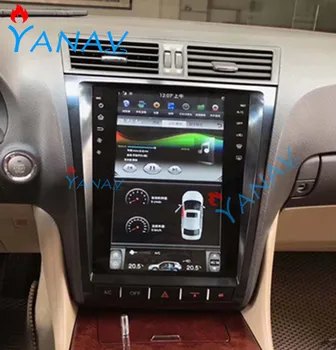  Android Touch Vertikaalne Ekraani Tesla stiilis DVD carplay navigatsiooni-Lexus GS300 GS350 GS430 auto GPS multimeedia mängija, raadio