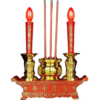 Käsitöö Kodus Ronghua Elektrilised Viiruk Põleti Küünal Lamp Buddha Jaoks Lambi Sisestatud Elektroonilise Candl Tehase Outle