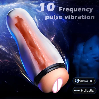  10 Vibratsiooni Režiimid Automaatne Masturbatsioon Cup Mees Imemiseks Vagiina Masturbator Peenise Massager Täiskasvanud Sugu Mänguasjad