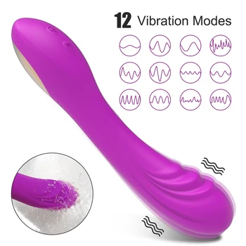  Võimas G-Spot Vibraator Naine Naine Clit Kliitori Stimulaator Massager Masturbator Vibreeriv Dildo Sugu Mänguasjad täiskasvanutele 18