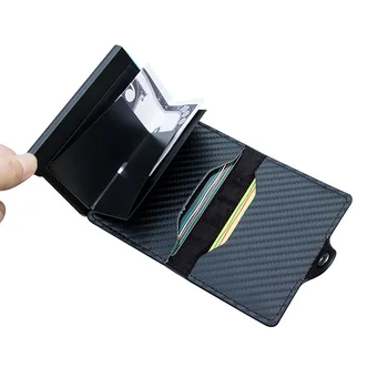  Uus Kott Multifunktsionaalne RFID Anti-skaneerimise Kaardi Omanik Retro süsinikkiust Kaardi Omanik Meeste Õhuke Rahakott Anti-Kaardi varguse Korral