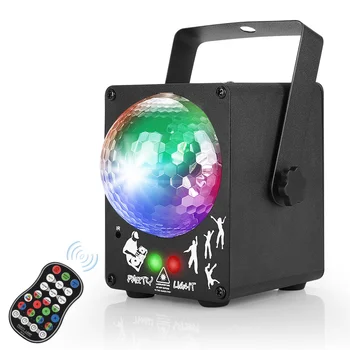  LED Disko Laser Valgust RGB Projektor Pool Tuled 60 Mustrid DJ Magic Ball Puhkus Jõulud Etapi Valgustuse Mõju