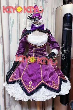  KIYO-KIYO Custom Made Size Vtuber Minato Aqua Vtuber Kleit Cosplay Kostüüm Halloween Kostüümid