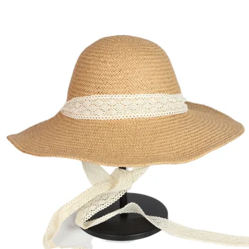  Lady Naiste Suur Nokk Õled Panama Müts Päikesevarju Kokkuklapitavad Pits String Elegantne Beach Ühise Põllumajanduspoliitika Hulgi-Suve Moe Raamatu Tegelane