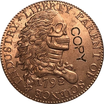  Hulkur Nikkel Münt 1792 KOOPIA MÜNDID