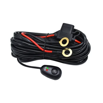  480W 14AWG 12V 40A autoosade Auto Kit Juhtmestik Relee Loom Cable Kit For Offroad LED töötuli (1 Kontroll 1 Valgus)