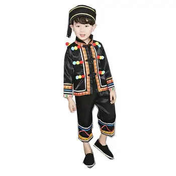  Laste Miao Kostüümid Hmongi Tantsu Riided Hiina Kostüüm