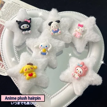  Sanrio Kawaii Star Kuromi Hello Kitty Cinnamoroll Juuksed Clip Anime Multikas Bang Clip Barrettes Lapsed Pool Juuksenõelad Tarvikud