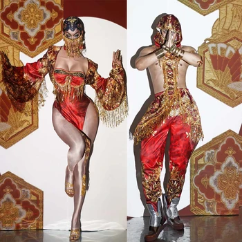  Ööklubi Baar India Tantsu Halloween Kostüümid, Seksikas Kombekas Gogo Dj Ds Mehed Naised Drag Queen Kostüümid Festival Varustus DN10193