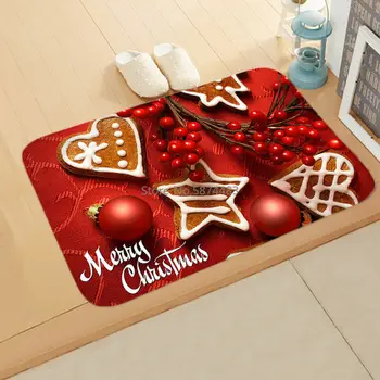 2020. aasta Uus Mood Santa Ukse Põranda Matt Jõulud Ala Vaipa Puhkus Köök Imav Anti-slip Vaip Magamistuba Decor