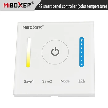  Mi.Kerge P2 Wal Paigaldatud Touch Panel Smart Panel LED värvitemperatuur CCT Töötleja DC12 DC24V 5A/AHELS-sse kahe Valge Valgus