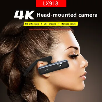  LX918 4K Mini Smart Video Recorder Peaga paigaldatud Spordi Kaamera EIS Anti-shake Camera, IP65 Veekindel Kriips Cam Öise Nägemise DVR