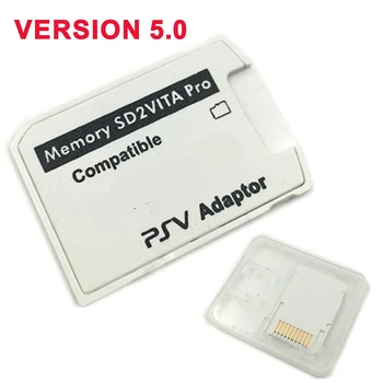 Versioon 5.0 SD2VITA PS Vita TV Mälu TF Kaart PSVita Mäng Card1000/2000 PSV Pro Adapter 3.6 Süsteemi Mängud Mälukaart