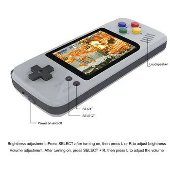  Mini Retro Mäng Konsooli Pihuarvutite Video Mängu Kontroller 32G SD-Kaardi Tasku mänguautomaatide 2,4 tolline Ekraan