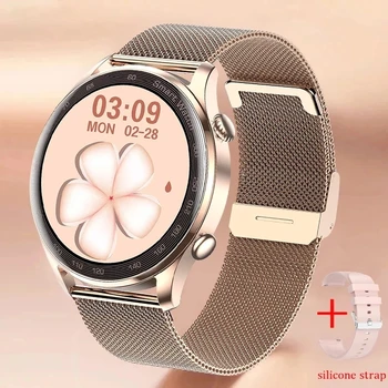  2022 Uus Bluetooth Kõne Naiste Smart Watch Meeste Veekindel Nutikas Käevõru 390*390 HD pixel ekraanil Lady Smartwatch iOS Android