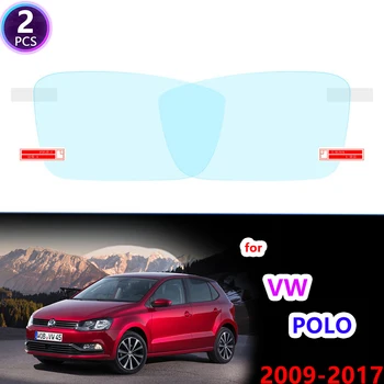  Täielikult Katta Kaitsva Anti-Fog Film Volkswagen VW POLO (6R 6C 2009~2017 MK5 Auto Rearview Mirror Veekindel Tarvikud 2016