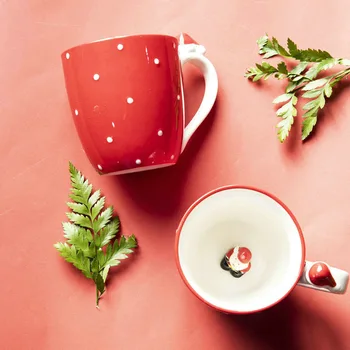  Jõulud Kruus Jõulud Kingitus Coffee Cup Nordic Hommikusöök Kruusid Leevendust Tassi Kodu Keraamiline Kolmemõõtmeline Santa Kruus Köök