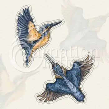  2022 Uus Flighted Kingfishers Metalli Lõikamine Sureb Diy Paber Scrapbooking Õnnitluskaardid Päevik Käsitöö Teenetemärgi Reljeef Hallitusseened