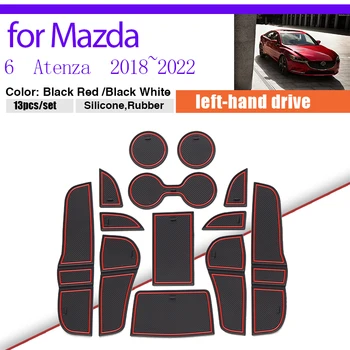  Ukse Groove Pesa Matt Mazda 6 Atenza 2018~2019 2020 2021 2022 topsihoidja Auto Kleebis Ladustamise Kummist Padi Diplomeeritud Pad Auto