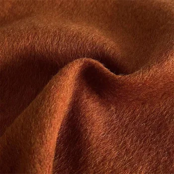  NW174 Topelt-side Sunset Orange Villane Kangas Naiste Sügis-Talve Mantel/Masti/Jope Riietus DIY Õmblemine Materjalid