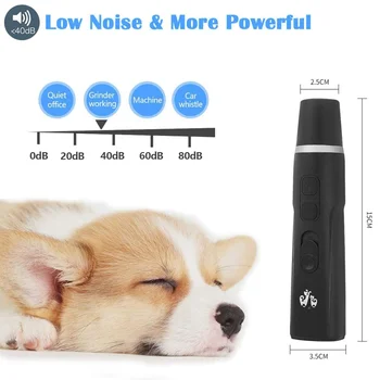  Elektriline Koera Küünte Kääridega Koera Küünte Veskid, Laetav USB kaudu Laadimine Pet Vaikne Kass Käpad Küünte Hooldus Trimmer Vahendid