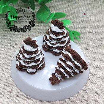  5tk Armas Chocolate Brownie Uus Vaik Simulatsiooni Kääbus Toidu Kunsti Flatback kivi ümber DIY Käsitöö-Dekoratsioon,23*27mm