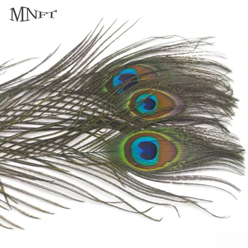  MNFT 10TK 20-30cm looduslikult Kaunis Paabulinnu Saba Suled Silmad Fly Kalapüügi Peibutis DIY Materjali