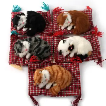  Realistlik Täistopitud Mänguasi Magav Kass Loomade Riie Padi Kassi Mudel Kodu Kaunistamiseks Simulatsiooni Kass, Nuku -, Plüüš-Pehme Laste Mänguasi