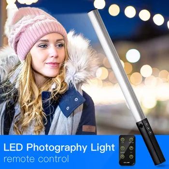  Kaasaskantav Handhel Kaugjuhtimispult LED Video Valgus 9W 1000LUX USB Laetav Fotograafia Light Studio Kaamera Fotograafia
