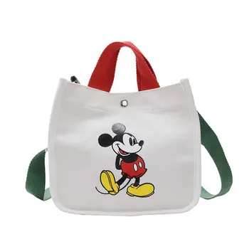  Disney laste kotid poisid ja tüdrukud korea fashion õlakott Miki hiir kõik-mängu cartoon lõuend kott vabaaja käekott