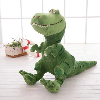  umbes 45x40cm cartoon roheline dinosaurus -, plüüš-mänguasi pehme padi sünnipäeva kingitus b0712