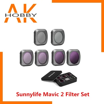  Sunnylife Kaamera Objektiivi Filtri Komplekt ND8/16/32/64 UV-CPL ND8/16/32/64 Filtrite Komplekt Mavic 2 Pro Filter Tarvikud