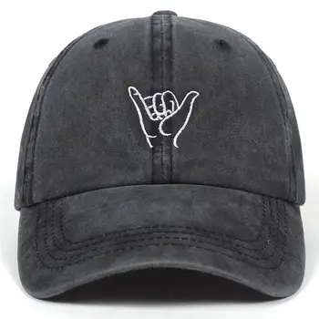  Uus sõrm tikandid kork väljas vaba aja Pestud Baseball Caps Reguleeritav Hip-Hop müts 100%Puuvill Naiste Mees mütsid