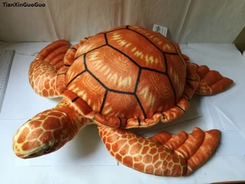  suur 55cm armas multikas kilpkonna kilp -, plüüš-mänguasi, oranž kilpkonn pehme nukk viska padi Jõulud kingitus w0116