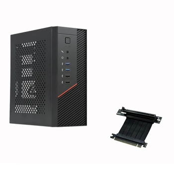  A09P 4.2 L Desktop Mini-ITX Chassis Väike 1U Toide HTPC Võib Seista Või Lamada