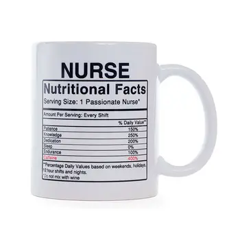  Naljakas Õde Kingitused Uudsus Õed Toitumisalane teave Märgistusel kohvitass Tee Tassi Geek, Nerd Kingitus Nurse Assistant Õde Coworker
