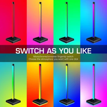 2tk puldiga Värviline RGB LED Rütm, Valgus Komplektid koos Konksud Voice-Aktiveeritud Muusika Atmosfääri Ümbritseva Laterna Baar